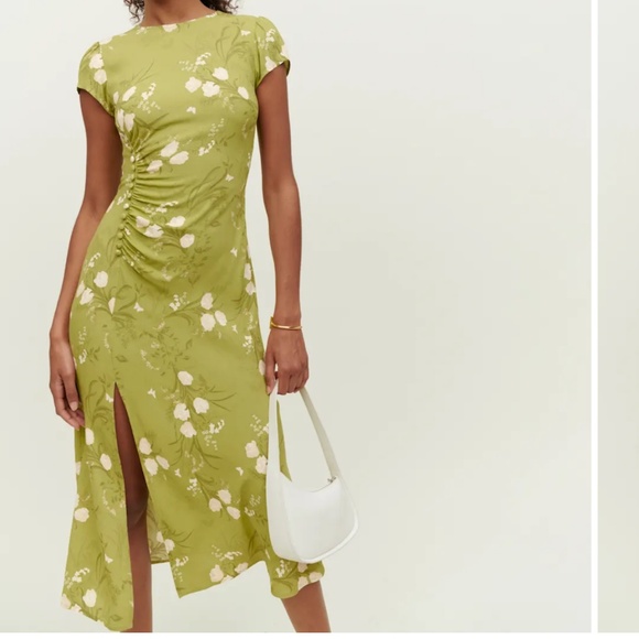 Reformation Frasier Dress Desiree - Size 8 - Picture 1 of 2